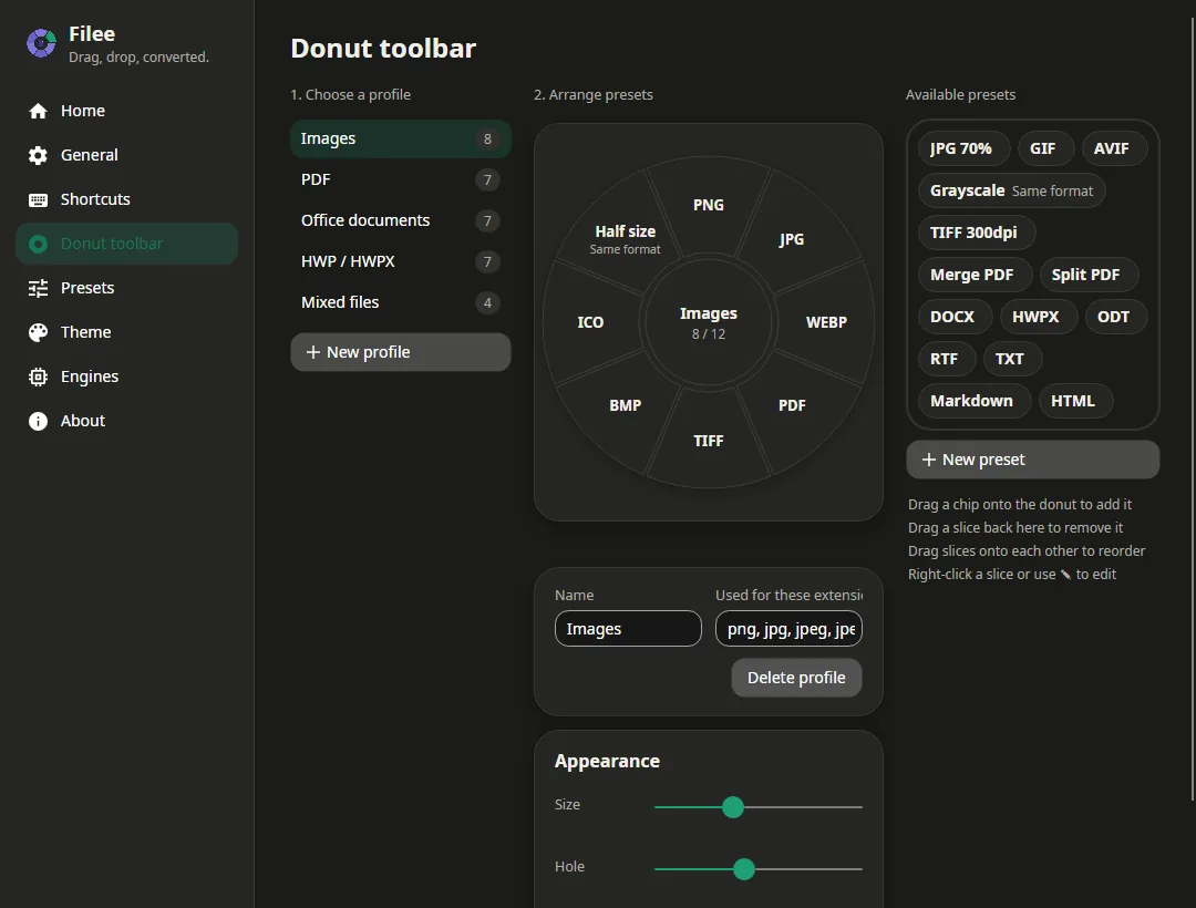 Dark theme
